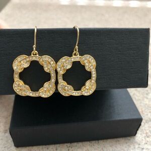 Coach Gold Square Earrings